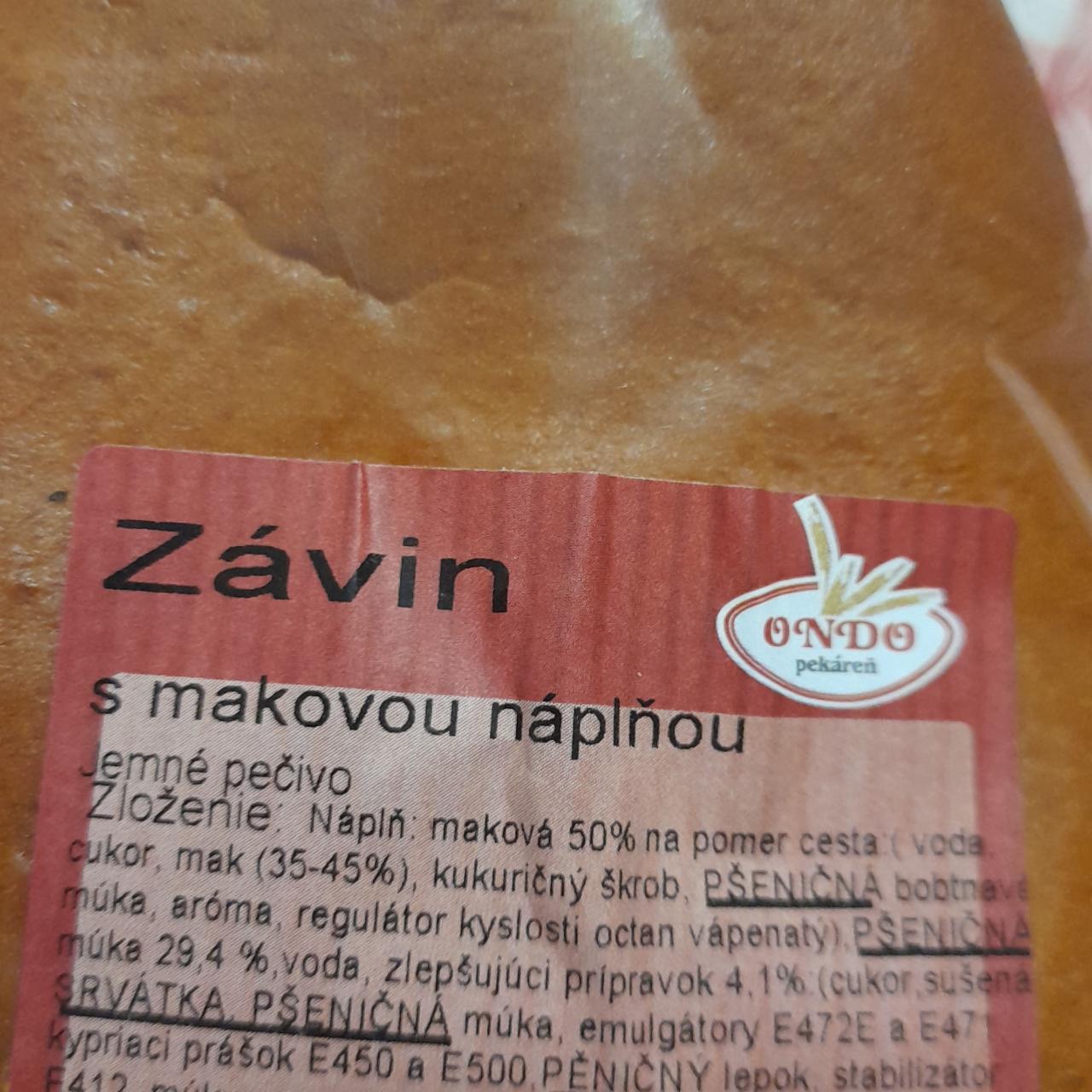 Fotografie - Závin s makovou náplňou ONDO