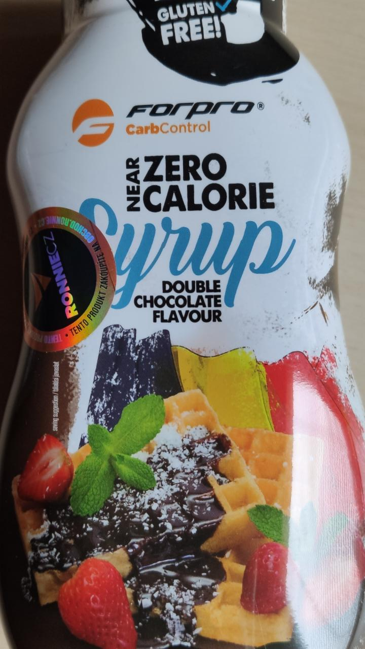 Fotografie - FORPRO NEAR ZERO CALORIE SYRUP Dvojitá čokoláda