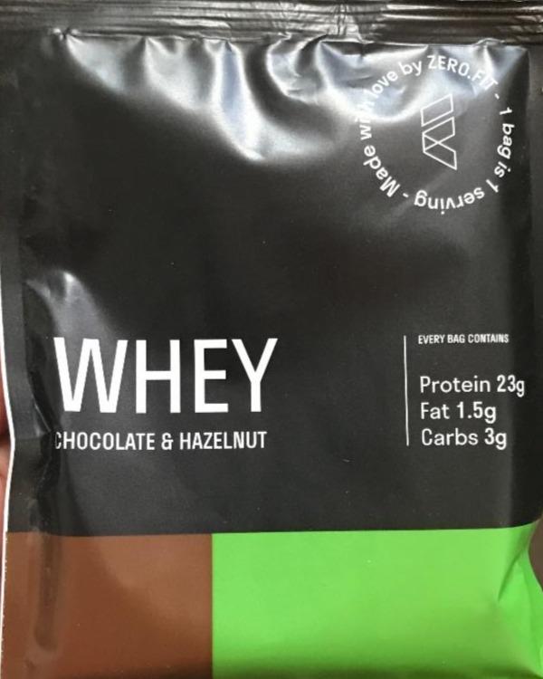 Fotografie - WHEY chocolate & hazelnut Zero fit