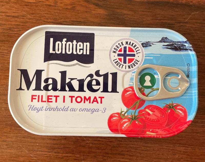 Fotografie - Makrell filet i tomat Lofoten