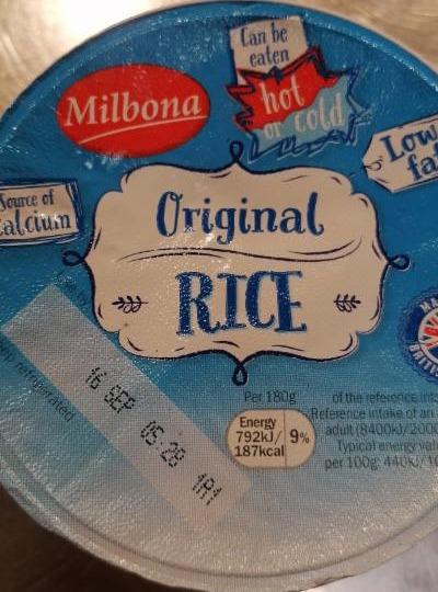 Fotografie - Original Rice Milbona