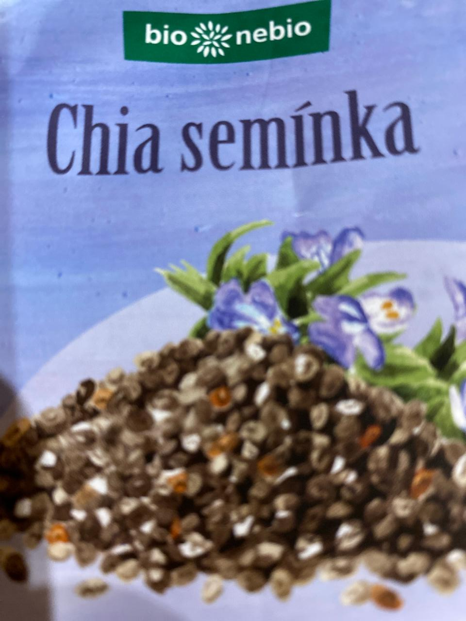 Fotografie - chia semínka bio nebio