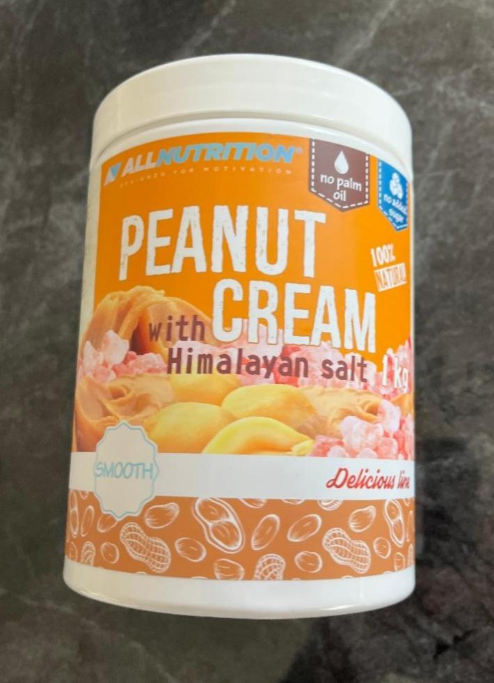 Fotografie - Peanut cream with himalayan salt Allnutrition