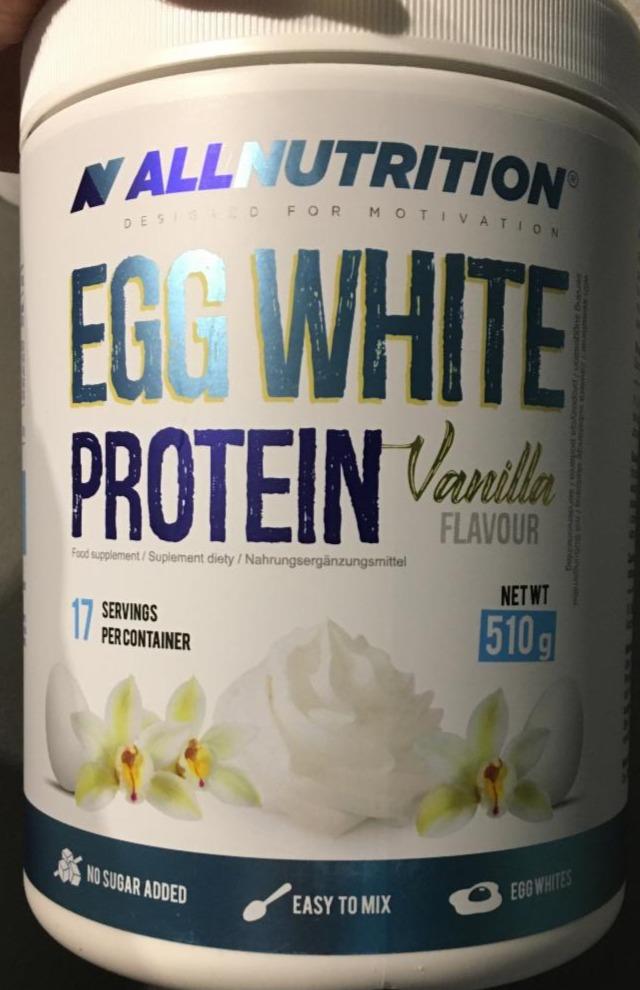 Fotografie - egg White protein vanilla