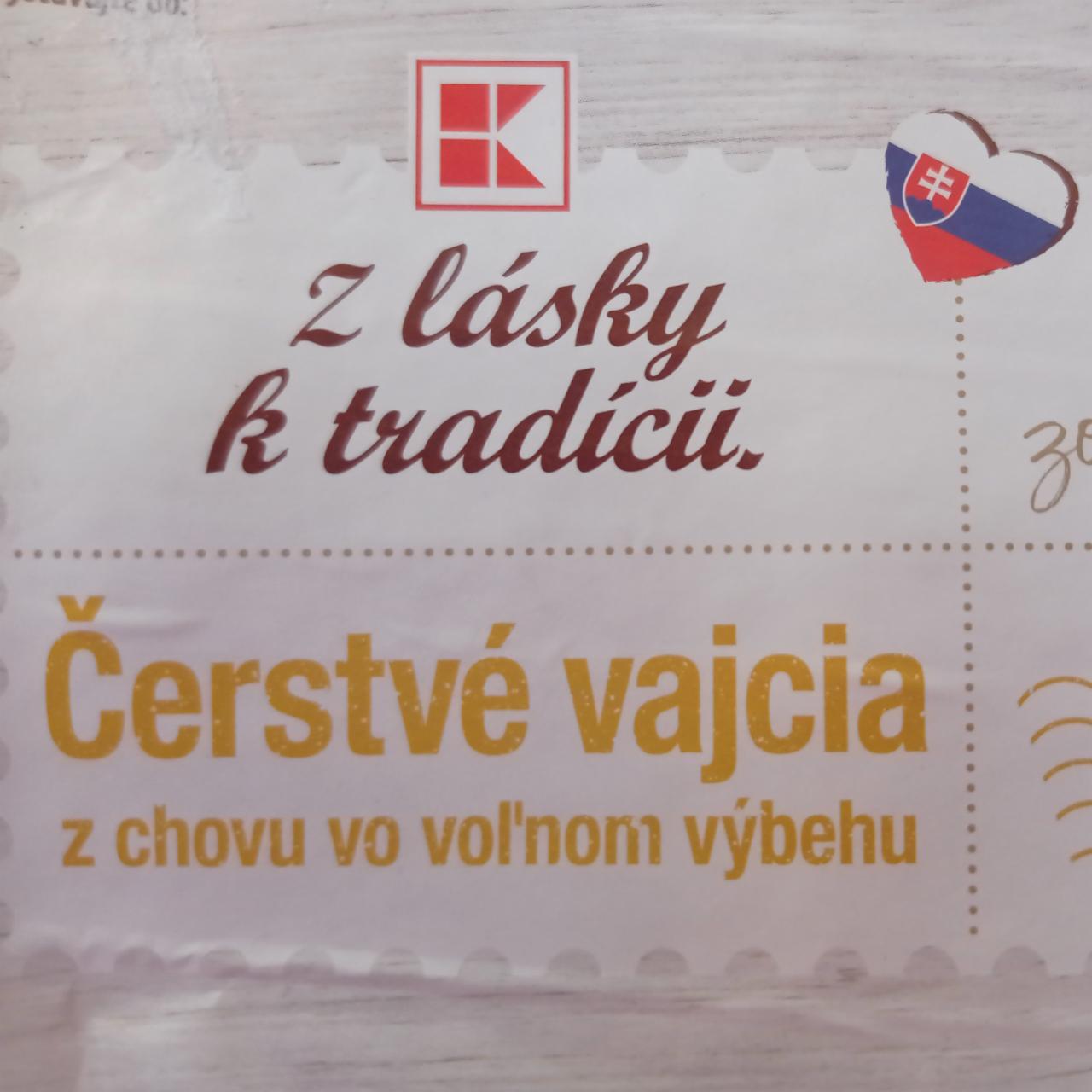 Fotografie - Čerstvé vajcia z voľného výbehu Kaufland