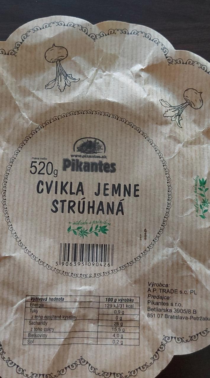 Fotografie - Cvikla jemne strúhaná Pikantes