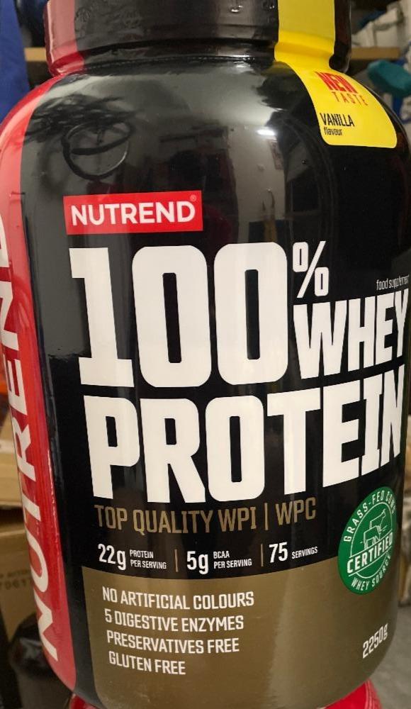 Fotografie - 100% whey protein vanilla Nutrend