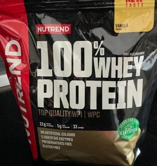 Fotografie - 100% whey protein vanilla Nutrend