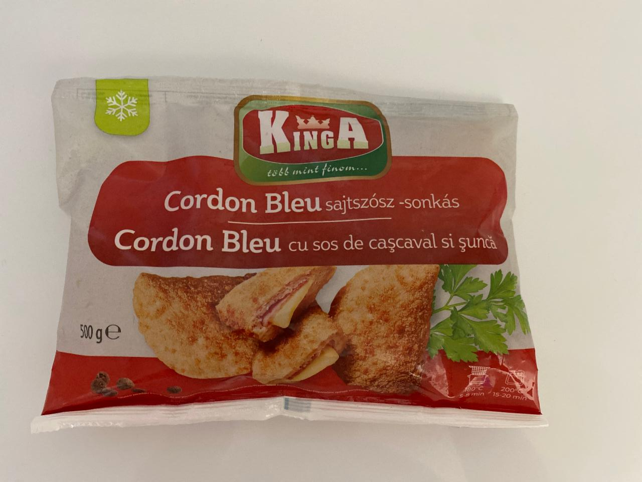 Fotografie - Cordon Bleu sajtszósz-sonkás Kinga