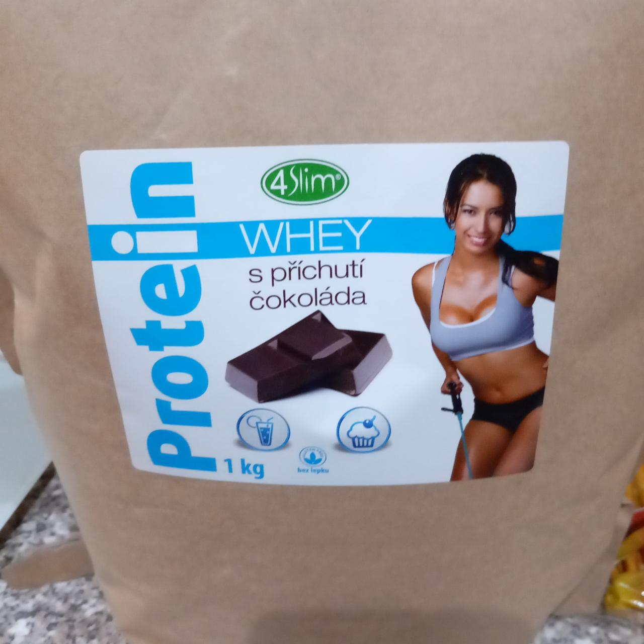 Fotografie - Protein Whey s příchutí čokoláda 4Slim