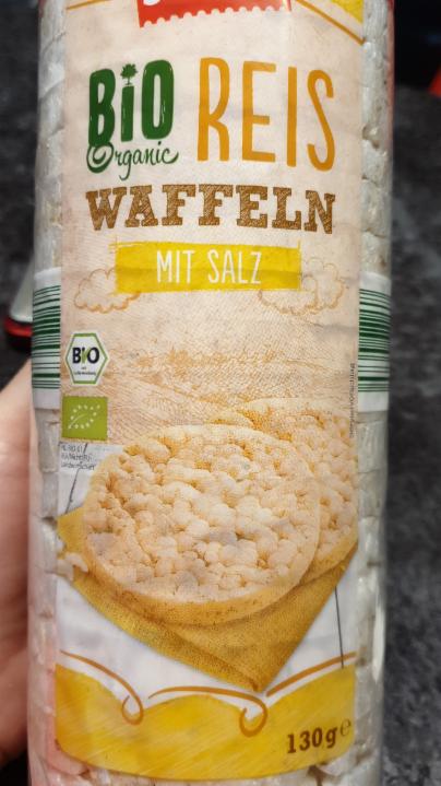 Fotografie - Bio Reis Waffeln mit Salz Sondey