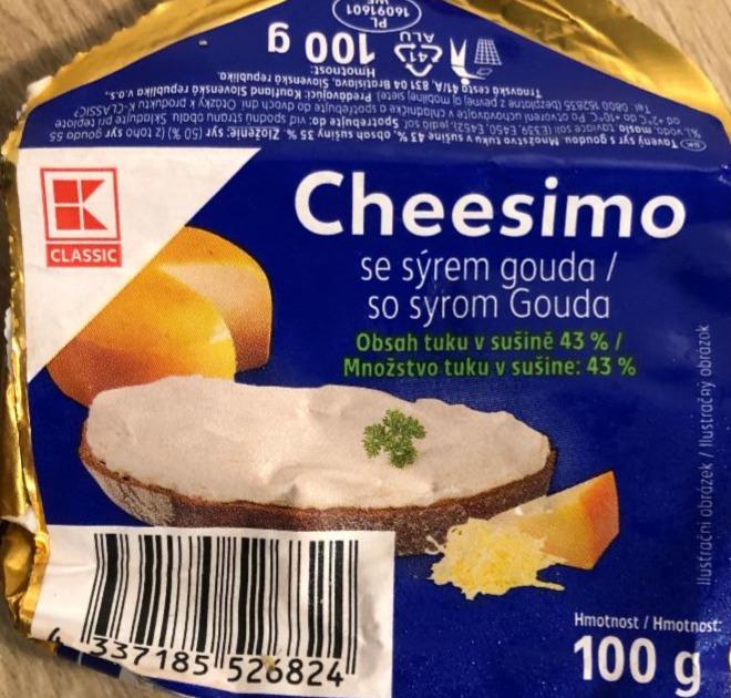 Fotografie - Cheesimo so syrom Gouda K-Classic