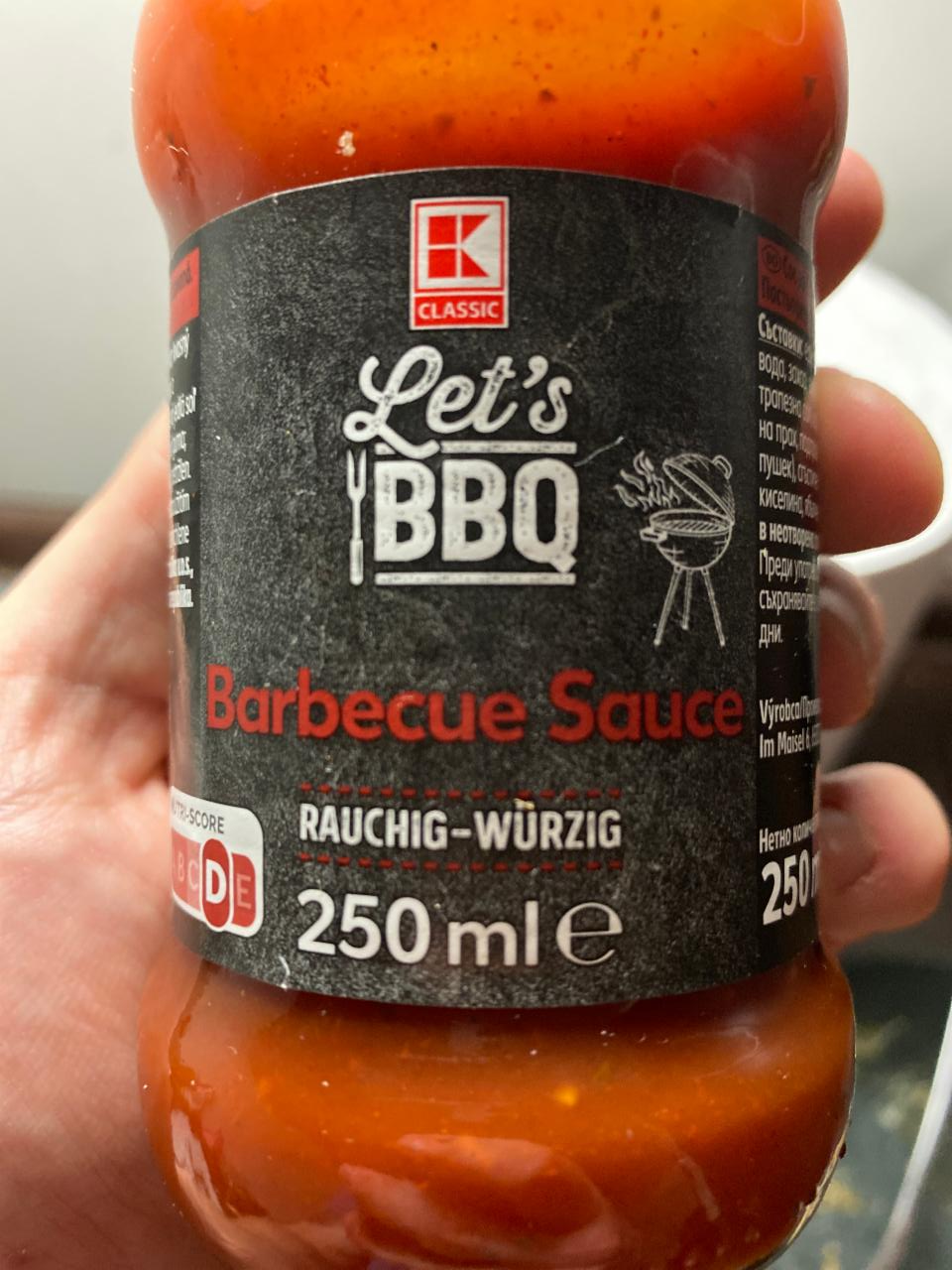 Fotografie - Barbecue Sauce Let´s BBQ K-Classic