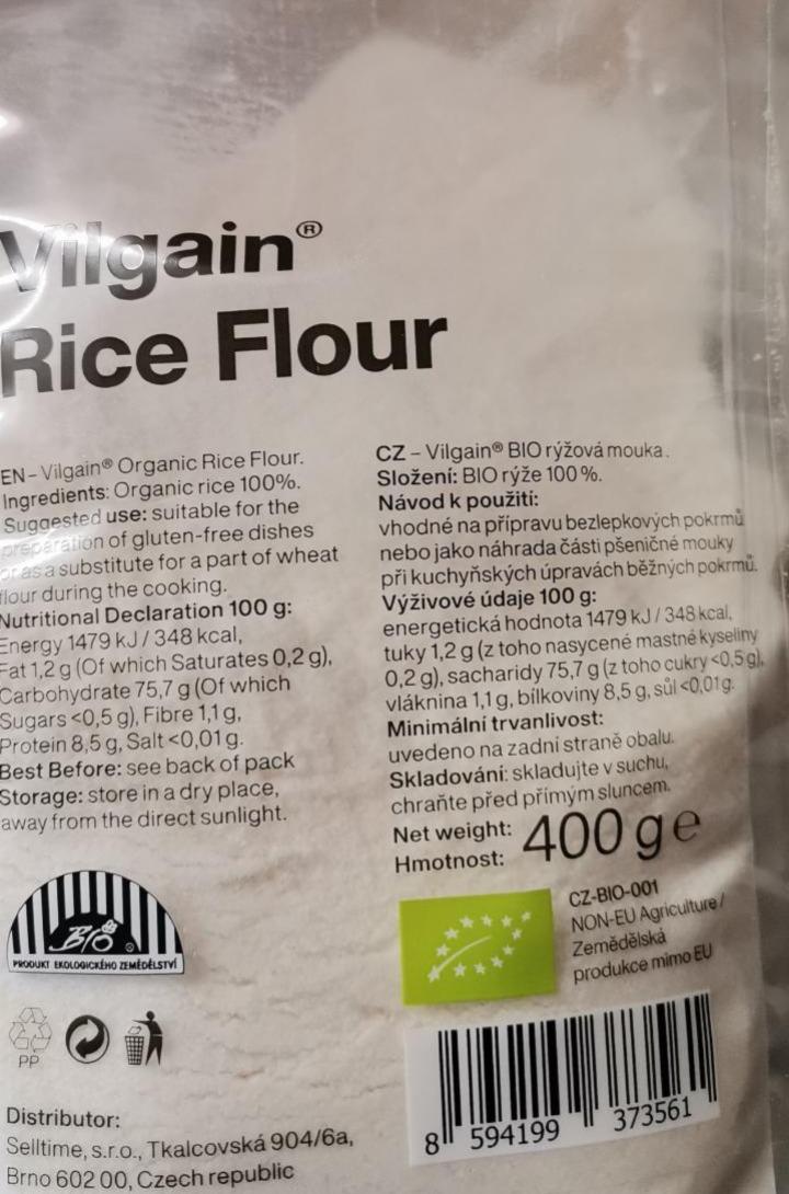 Fotografie - Rice Flour Vilgain