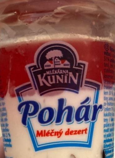 Fotografie - Pohár Mléčný dezert čoko Kunín