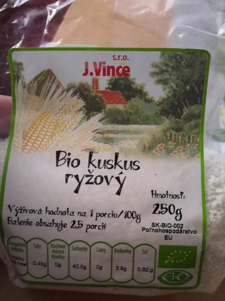 Fotografie - bio kuskus ryžový vegan