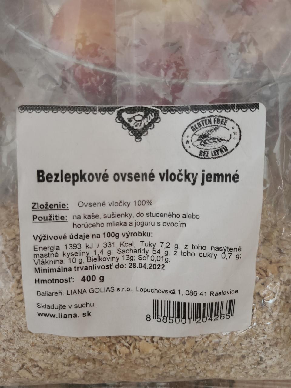 Fotografie - Bezlepkové ovsené vločky jemné