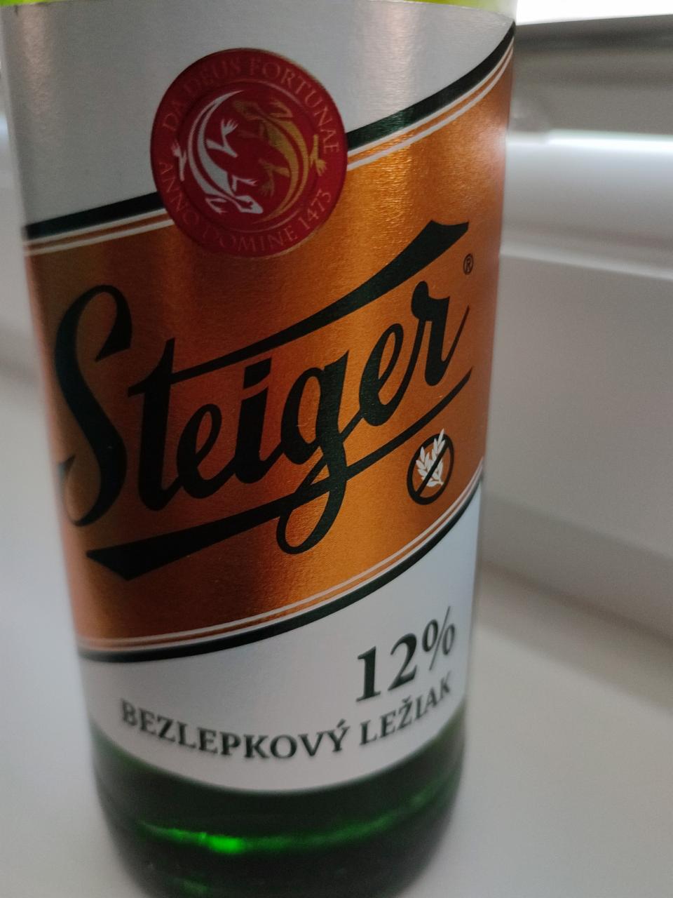 Fotografie - Steiger bezlepkový ležiak svetlý 12%