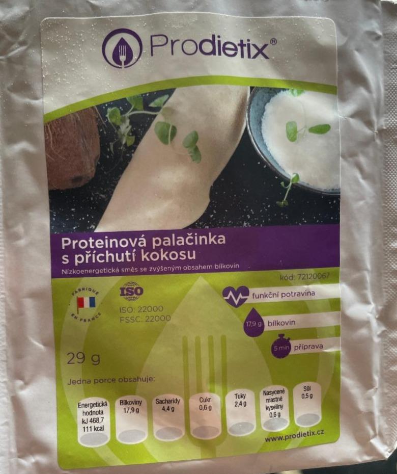Fotografie - Proteínová palacinka s príchuťou kokosu Prodietix