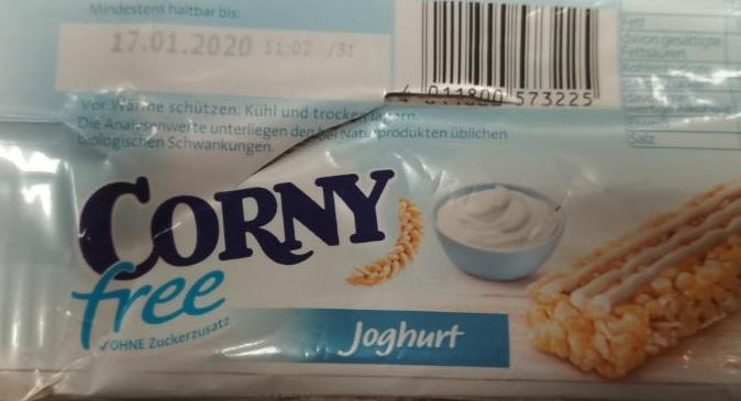 Fotografie - Corny free jogurt