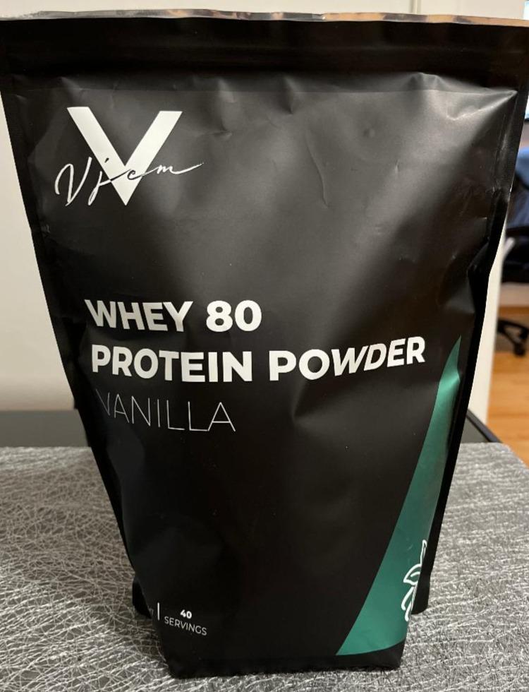 Fotografie - Whey 80 protein powder vanilla Vjem