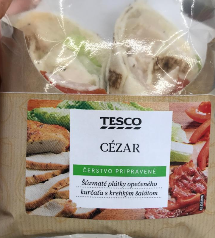 Fotografie - Tesco Cezar wraps