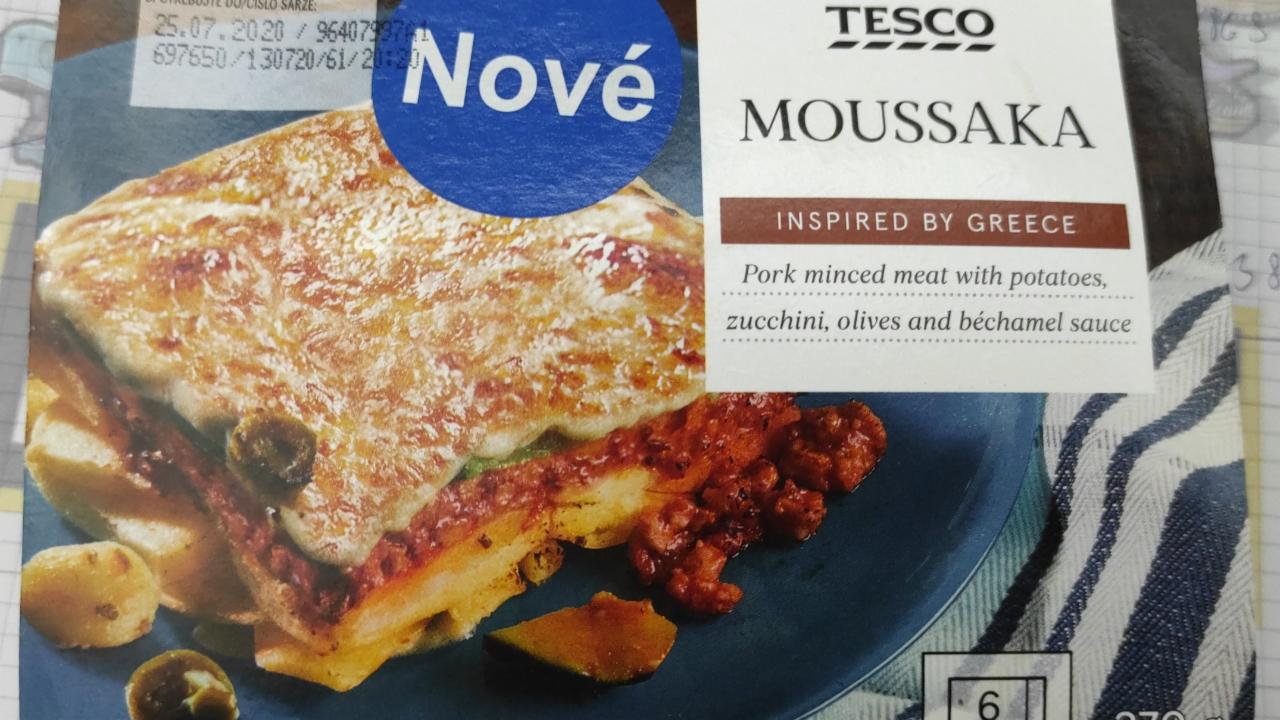 Fotografie - moussaka tesco