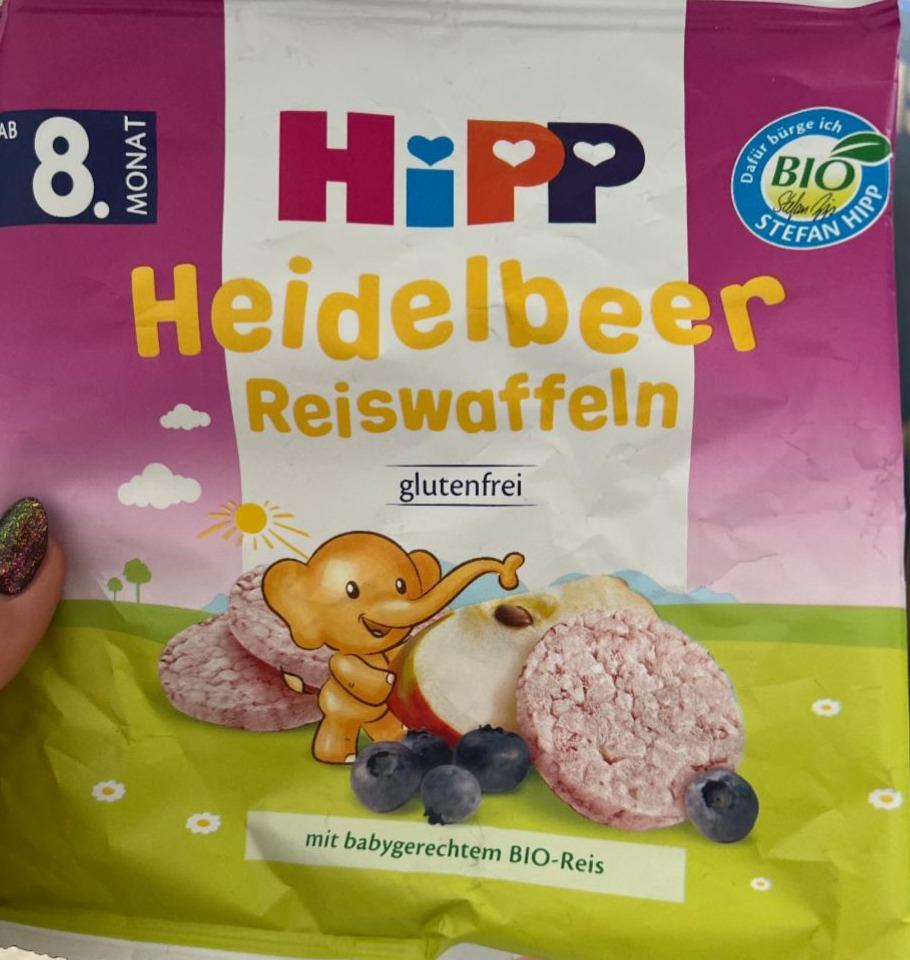 Fotografie - Heidelbeer Reiswaffeln Hipp