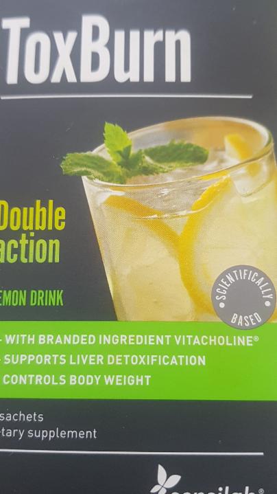 Fotografie - ToxBurn Double action Lemon drink