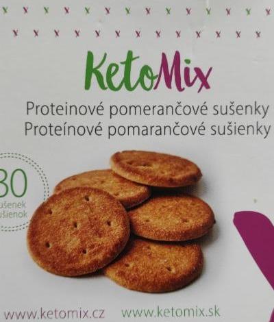 Fotografie - Proteínové pomarančové sušienky KetoMix
