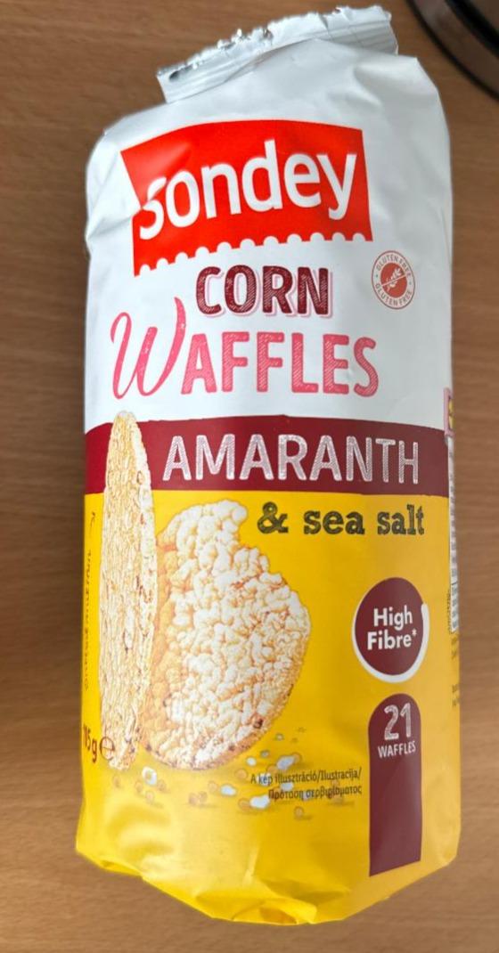 Fotografie - Corn Waffles Amaranth & sea salt Sondey