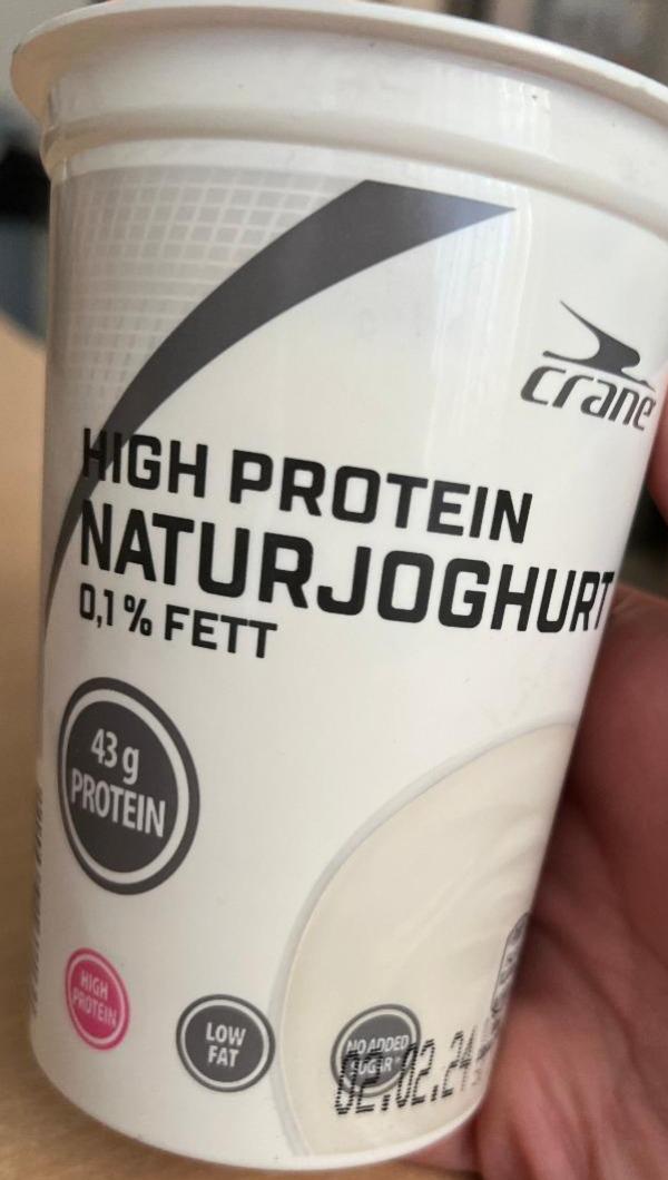 Fotografie - High protein naturjoghurt 0,1% Crane