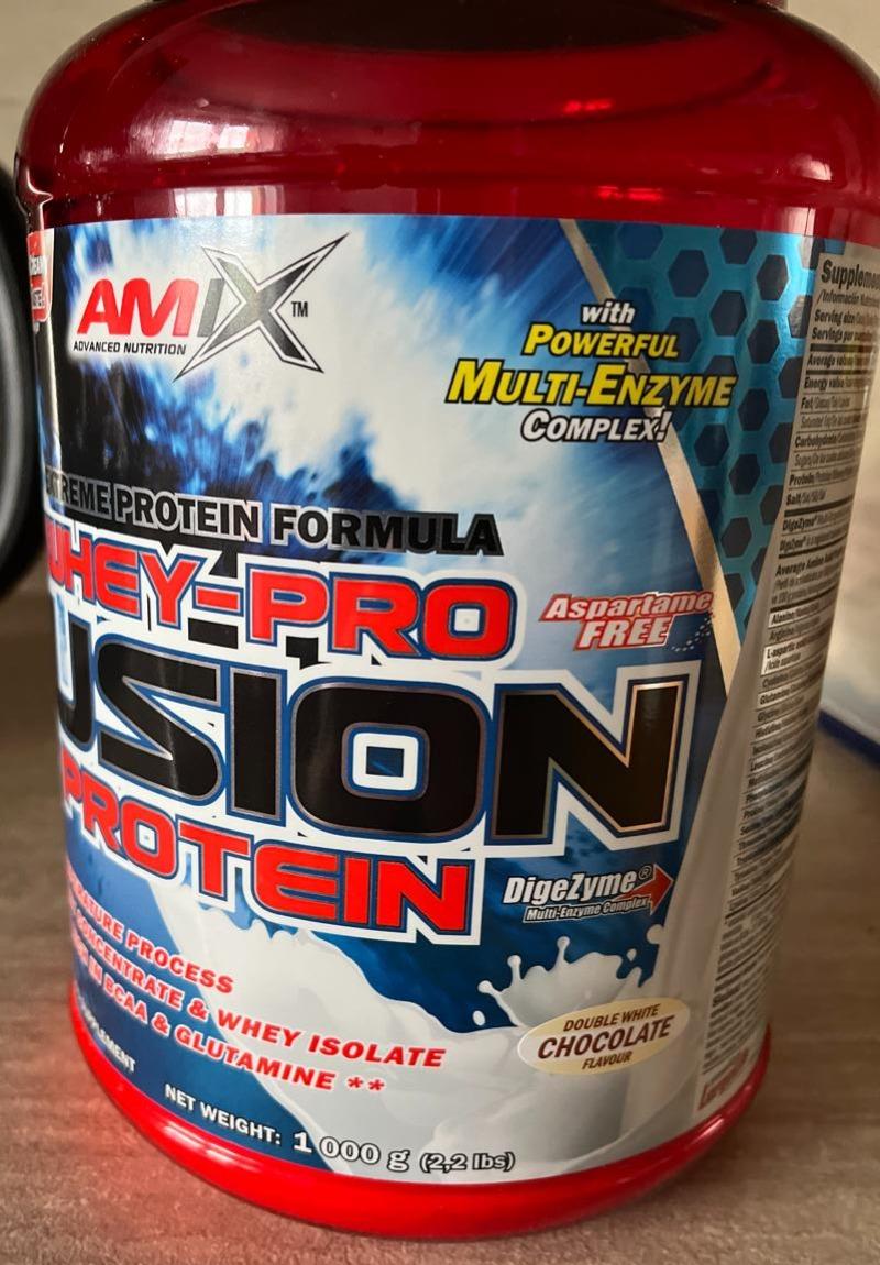 Fotografie - Whey-Pro Fusion Protein Double White Chocolate Amix