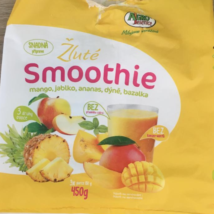 Fotografie - Žluté Smoothie Agro Jesenice