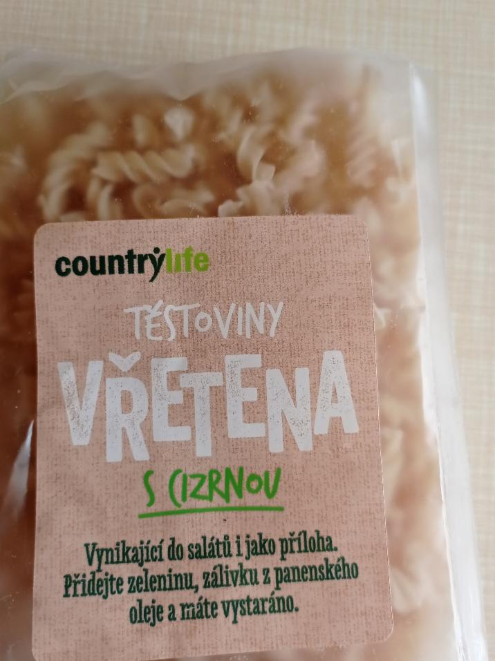 Fotografie - cestoviny vretená s cicerom