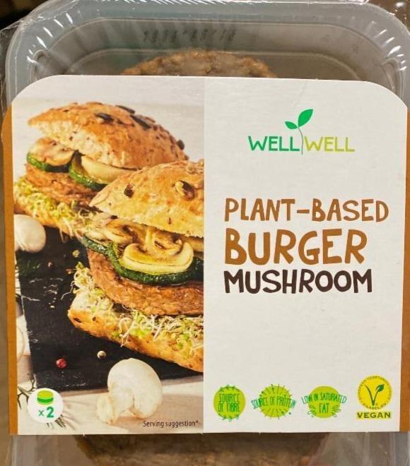 Fotografie - Plant-based Burger Mushroom WellWell
