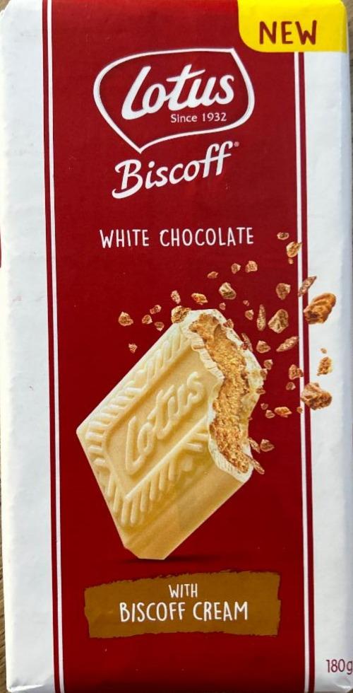 Fotografie - Biscoff White chocolate with Biscoff cream Lotus