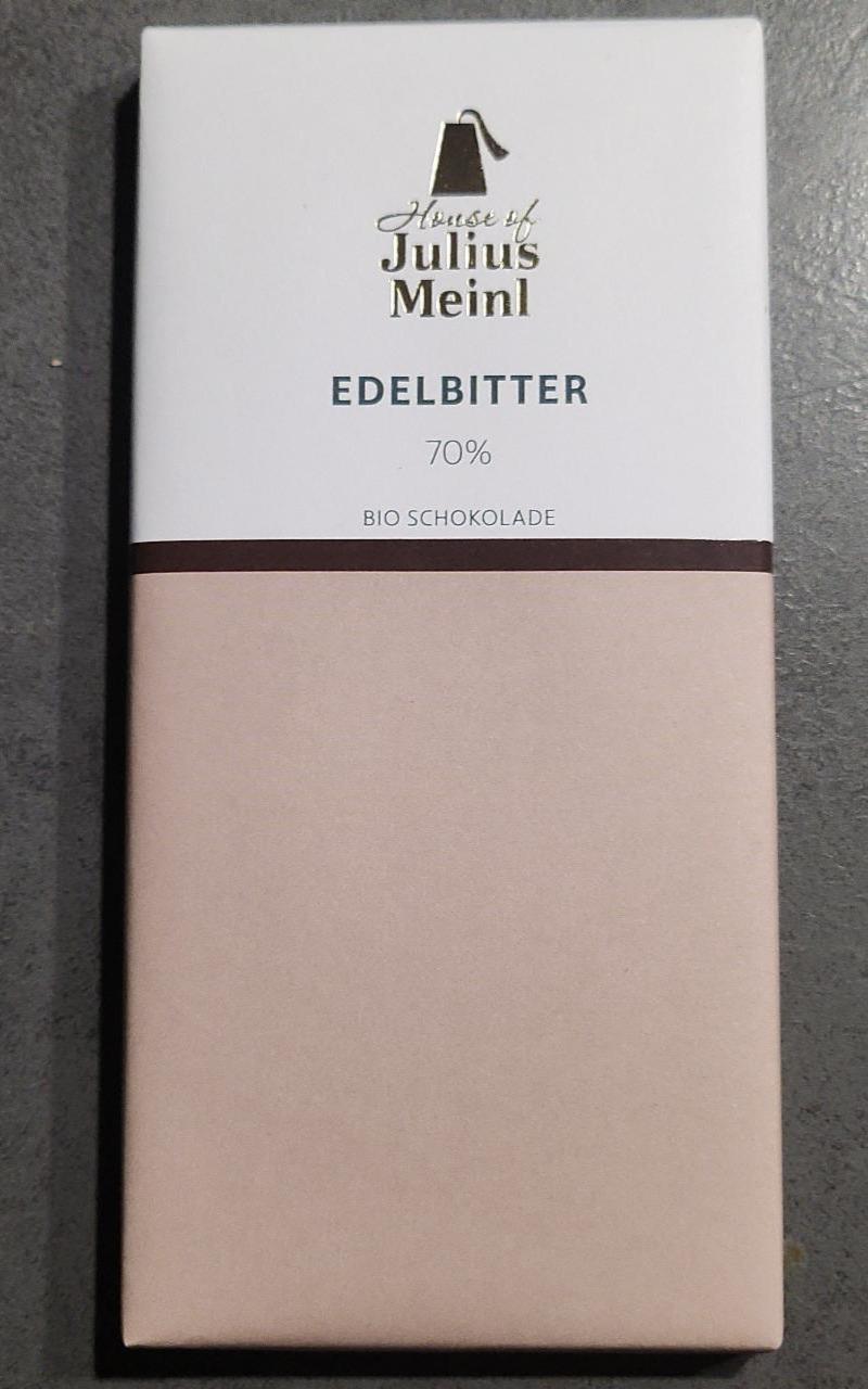Fotografie - Edelbitter 70% Bio Schokolade Julius Meinl