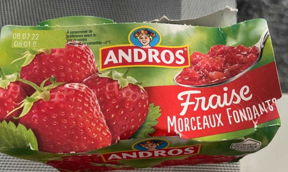 Fotografie - Fraise morceaux fondants Andros