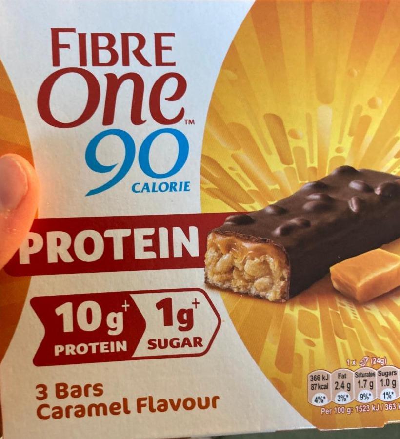 Fotografie - 90 Protein Bar Caramel Fibre Flavour One