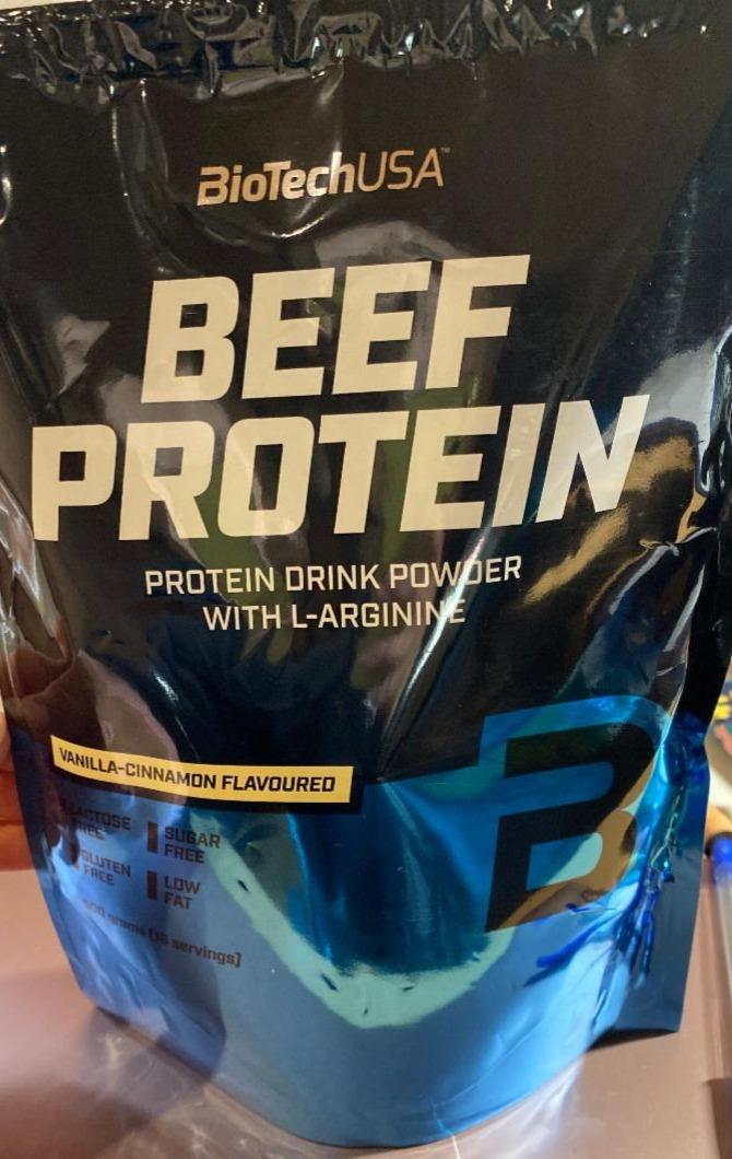 Fotografie - Beef Protein Vanilla-Cinnamon flavoured BioTechUSA