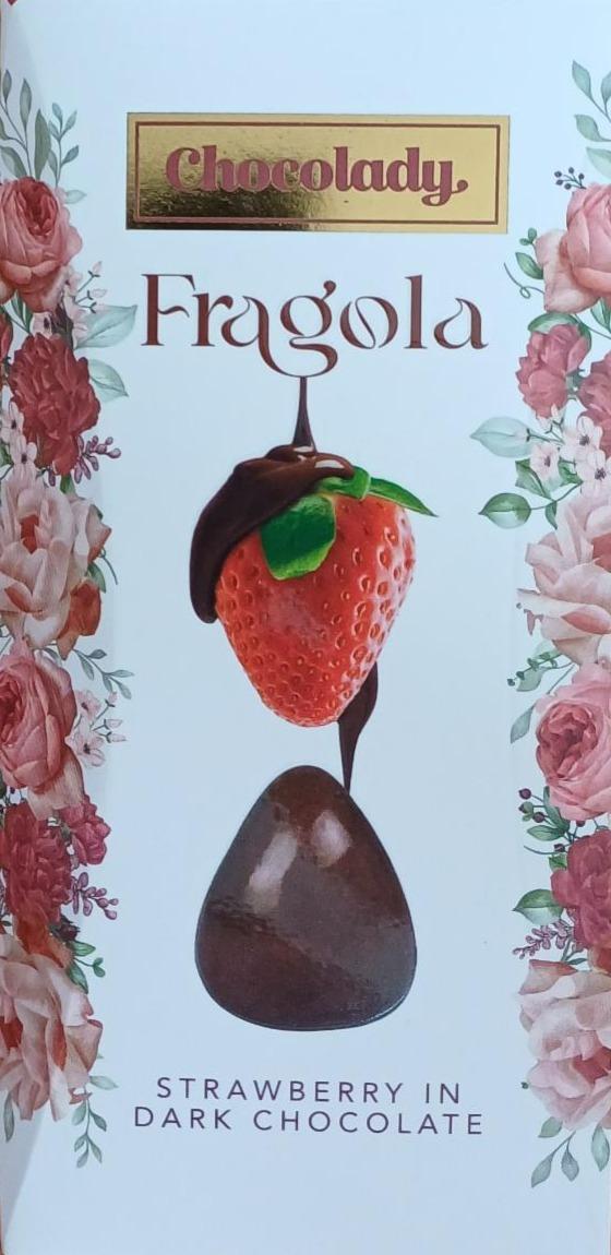 Fotografie - Fragola Strawberry in Dark chocolate Chocolady
