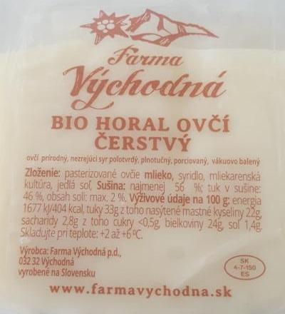 Fotografie - bio horal ovčí čerstvý prírodný nezrejúci syr