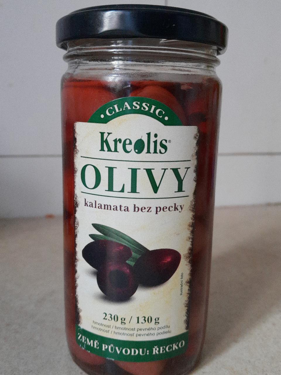 Fotografie - Olivy kalamata bez pecky Kreolis