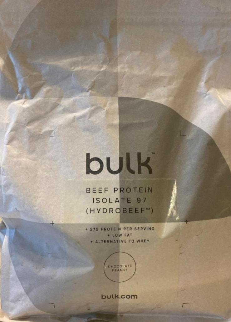 Fotografie - Beef Protein Isolate 97 Chocolate Peanut Bulk