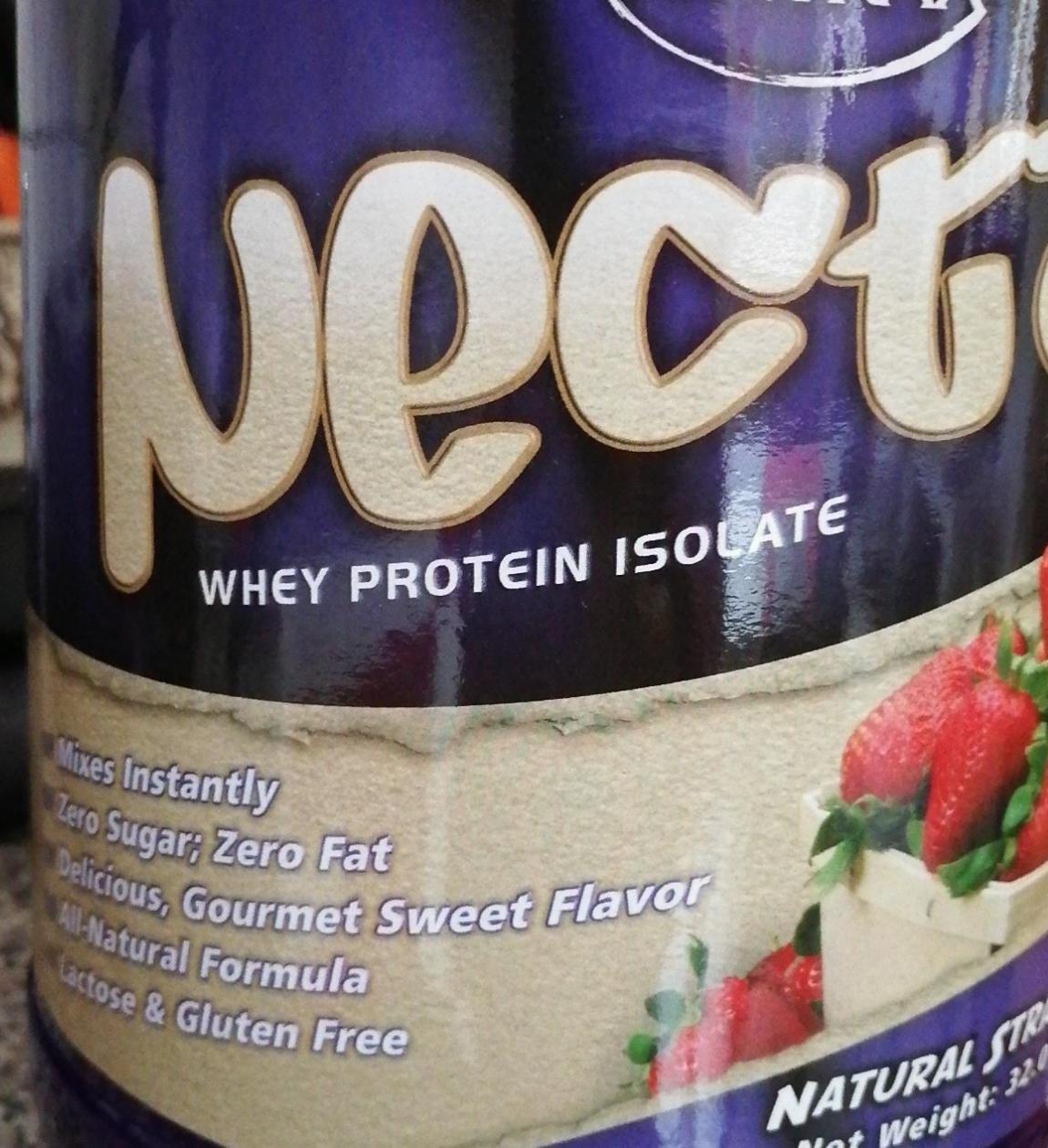 Fotografie - Nectar Whey Protein Isolate Naturals Strawberry Cream Syntrax