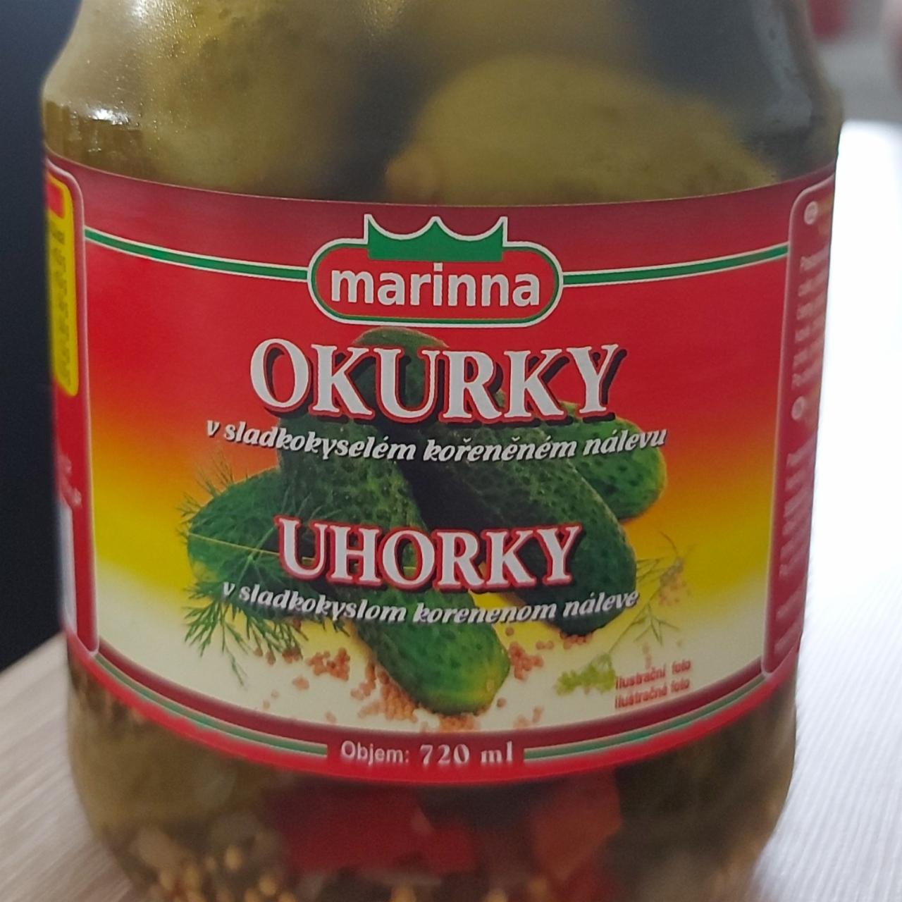 Fotografie - Uhorky Marinna