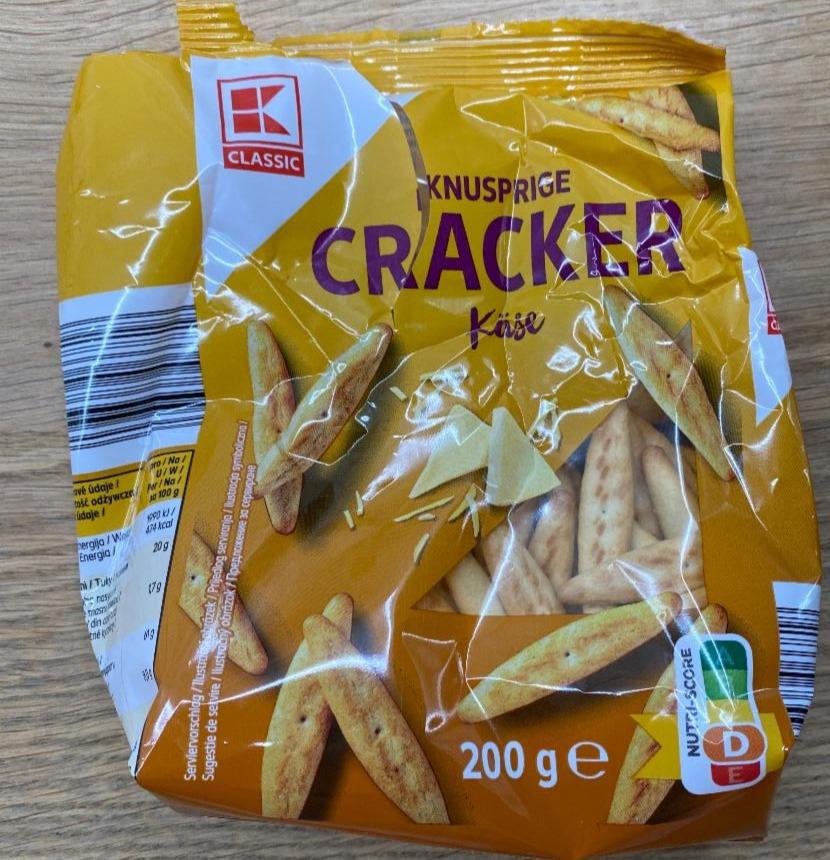 Fotografie - Cracker Käse knusprige