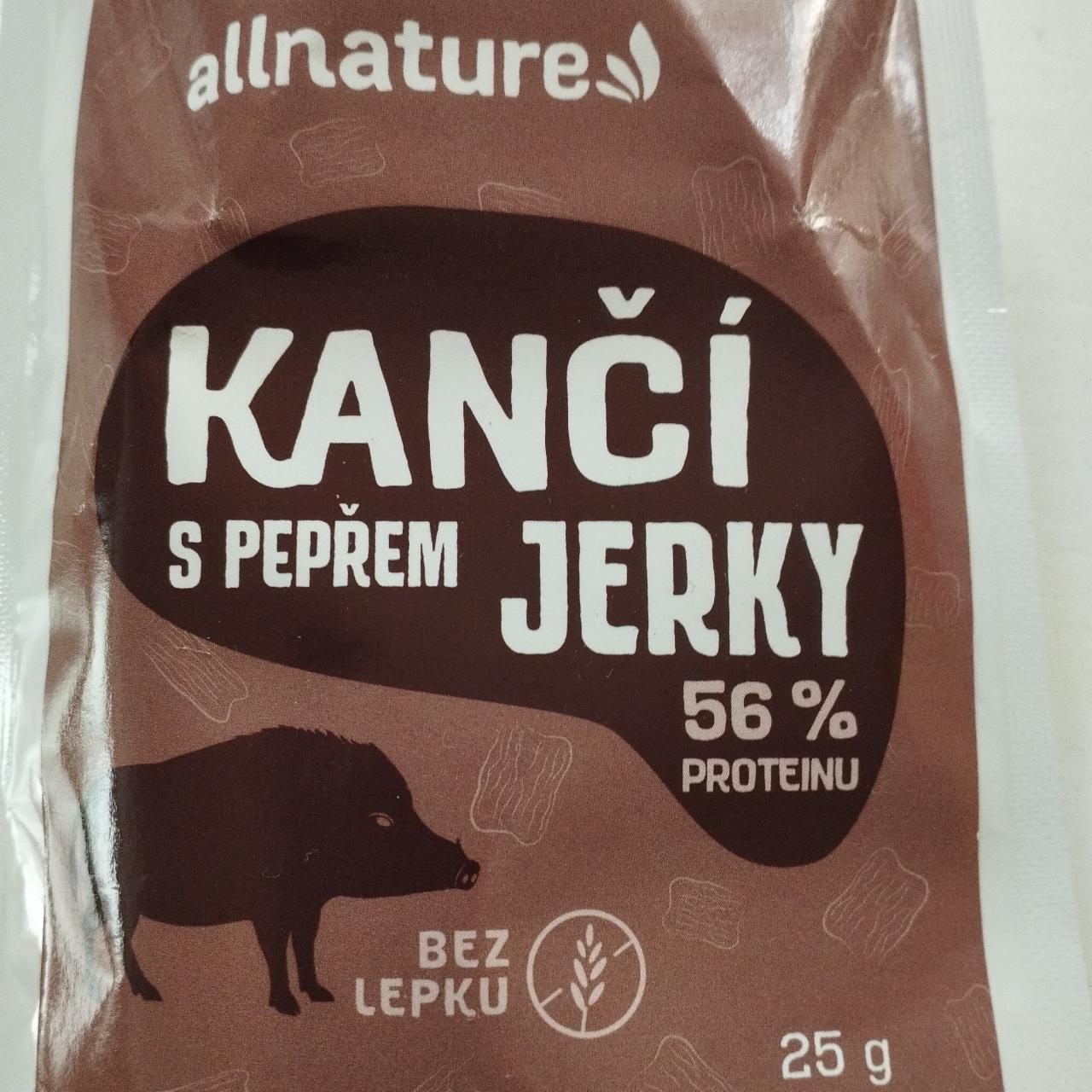 Fotografie - Kančí Jerky s pepřem Allnature