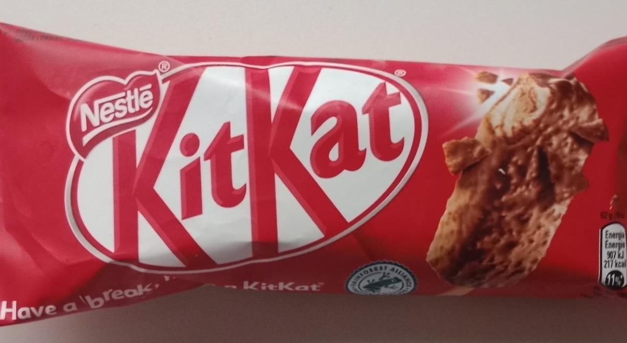 Fotografie - Kit kat mrazený krém Nestlé